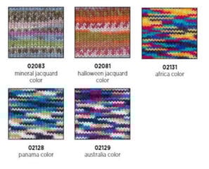 Pletací příze Red Heart Lisa Color 02083 Mineral Jacquard Pletací příze - 1