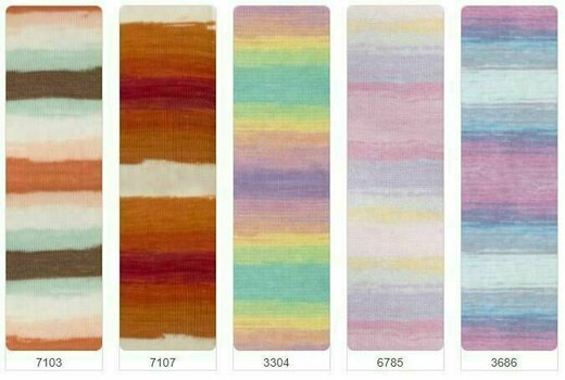 Fil à tricoter Alize Cotton Gold Batik 1815 Fil à tricoter - 2