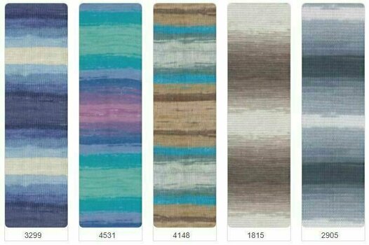 Fil à tricoter Alize Cotton Gold Batik 1815 Fil à tricoter - 4