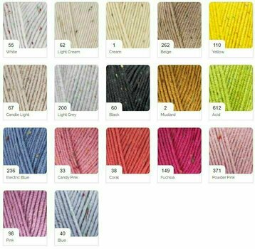 Fire de tricotat Alize Cotton Gold Tweed 98 Fire de tricotat - 2