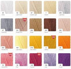 Mezgimo siūlai Alize Cotton Gold Fine Baby 1 - 1