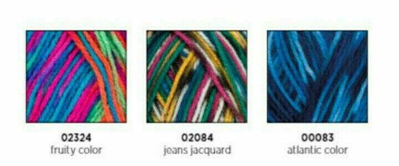 Fil à tricoter Red Heart Detroit Color 02084 Jeans Jacquard Fil à tricoter - 2