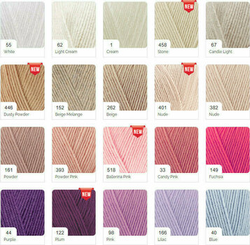 Fios para tricotar Alize Cotton Gold 401 Fios para tricotar - 2