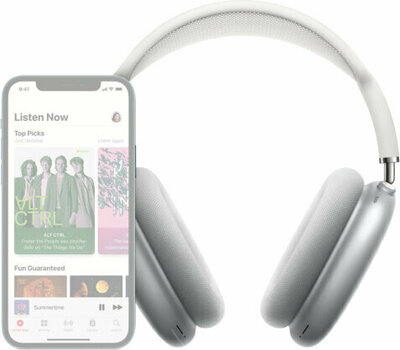 Langattomat On-ear-kuulokkeet Apple AirPods Max Silver - 5