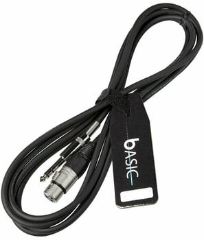 Cable de micrófono Bespeco BSMC100 Negro 1 m - 2