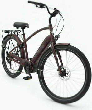 Vélo électrique de trekking / Ville Electra Townie Path Go! 10D Shimano Deore RD-M4100 1x10 Matte Oxblood - 2