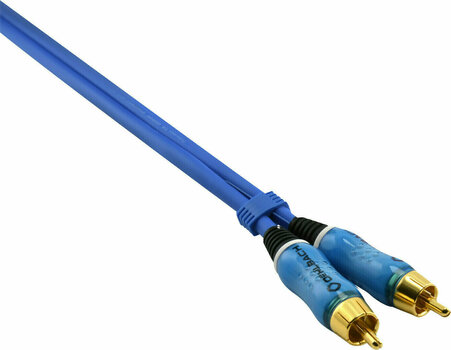 Hi-Fi аудио кабел Oehlbach BEAT! Stereo Blue 3 m - 2
