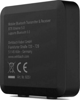 Recetor e transmissor de áudio Oehlbach BTR Xtreme 5.0 Preto - 3