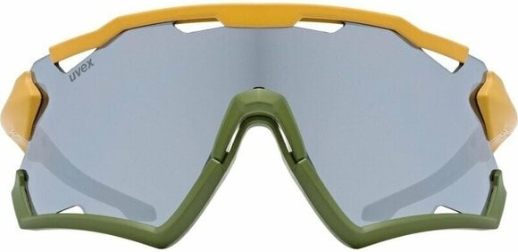 Cycling Glasses UVEX Sportstyle 228 Mustard Olive Mat/Mirror Silver Cycling Glasses (Damaged) - 6