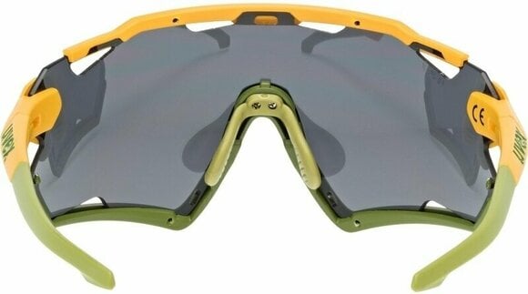 Kolesarska očala UVEX Sportstyle 228 Mustard Olive Mat/Mirror Silver Kolesarska očala (Poškodovano) - 9