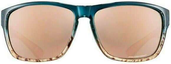 Lifestyle cлънчеви очила UVEX LGL 36 CV Peacock Sand/Mirror Gold Lifestyle cлънчеви очила - 2