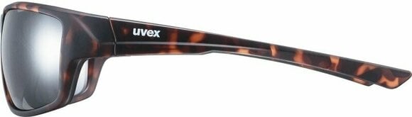 Cycling Glasses UVEX Sportstyle 230 Havanna Mat/Litemirror Silver Cycling Glasses - 3