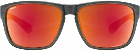 Lifestyle cлънчеви очила UVEX LGL Ocean P Black Mat/Mirror Red Lifestyle cлънчеви очила - 2