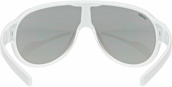 Cycling Glasses UVEX Sportstyle 512 White/Silver Mirrored Cycling Glasses - 5