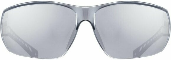 Cycling Glasses UVEX Sportstyle 204 Black White/Silver Mirrored Cycling Glasses - 2