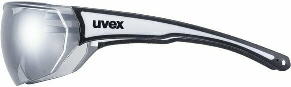 Cycling Glasses UVEX Sportstyle 204 Black White/Silver Mirrored Cycling Glasses - 3