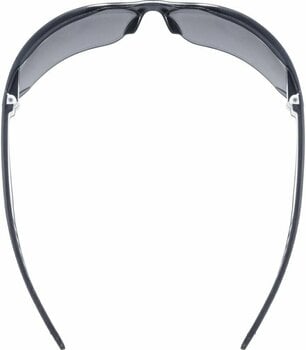 Cycling Glasses UVEX Sportstyle 204 Black White/Silver Mirrored Cycling Glasses - 4