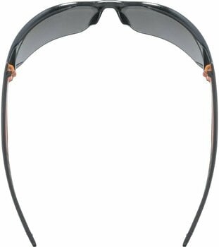 Cykelbriller UVEX Sportstyle 204 Black/Orange/Silver Mirrored Cykelbriller - 4
