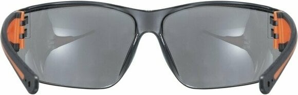 Fietsbril UVEX Sportstyle 204 Black/Orange/Silver Mirrored Fietsbril - 5