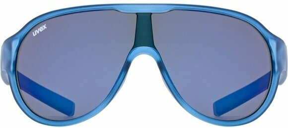 Cykelglasögon UVEX Sportstyle 512 Blue Transparent/Blue Mirrored Cykelglasögon - 2
