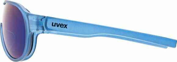Fietsbril UVEX Sportstyle 512 Blue Transparent/Blue Mirrored Fietsbril - 3