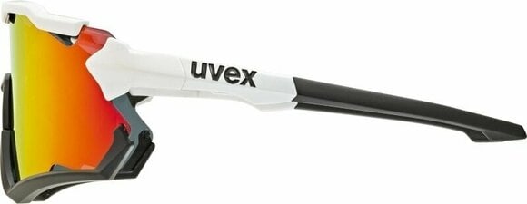 Cycling Glasses UVEX Sportstyle 228 White/Black/Red Mirrored Cycling Glasses (Just unboxed) - 3