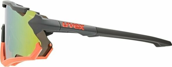 Occhiali da ciclismo UVEX Sportstyle 228 Grey Orange Mat/Mirror Yellow Occhiali da ciclismo - 3