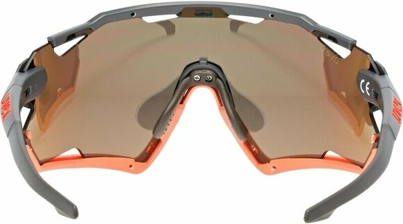 Kerékpáros szemüveg UVEX Sportstyle 228 Grey Orange Mat/Mirror Yellow Kerékpáros szemüveg - 5