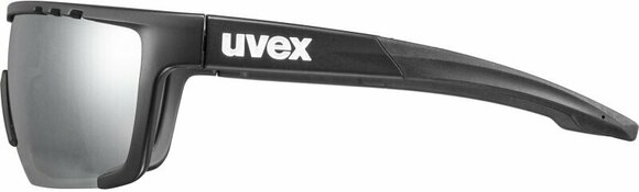 Fahrradbrille UVEX Sportstyle 707 Black Mat/Silver Mirrored Fahrradbrille - 3