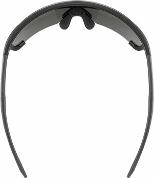 Cycling Glasses UVEX Sportstyle 707 Black Mat/Silver Mirrored Cycling Glasses - 4