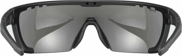 Cycling Glasses UVEX Sportstyle 707 Black Mat/Silver Mirrored Cycling Glasses - 5