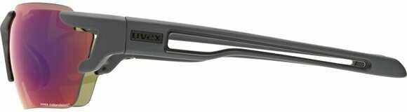 Okulary rowerowe UVEX Sportstyle 803 CV Small Dark Grey Mat/Colorvision Daily Okulary rowerowe - 3