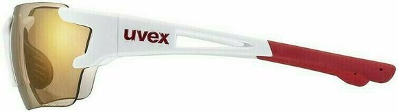 Cycling Glasses UVEX Sportstyle 803 Race CV V Small White Mat/Red Cycling Glasses - 3
