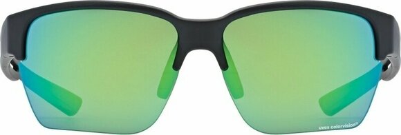 Sportovní brýle UVEX Sportstyle 805 CV Black Mat/Mirror Green - 2