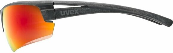 Lunettes vélo UVEX Sportstyle Ocean P Black Mat/Red Mirrored Lunettes vélo - 3