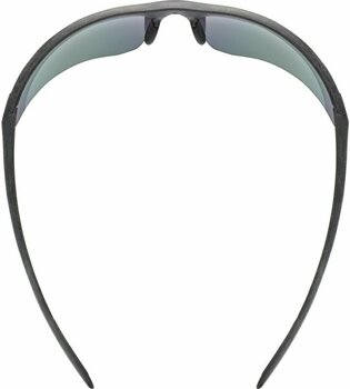 Kolesarska očala UVEX Sportstyle Ocean P Black Mat/Red Mirrored Kolesarska očala - 4