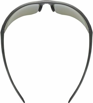 Kolesarska očala UVEX Sportstyle Ocean P Black Mat/Green Mirrrored Kolesarska očala - 4