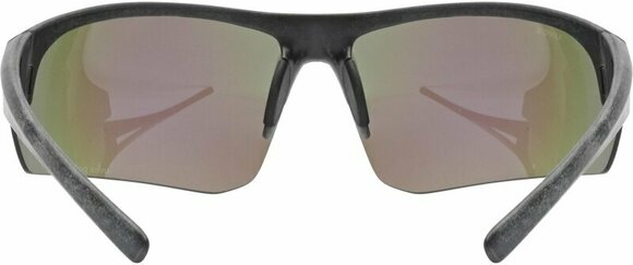 Kerékpáros szemüveg UVEX Sportstyle Ocean P Black Mat/Green Mirrrored Kerékpáros szemüveg - 5