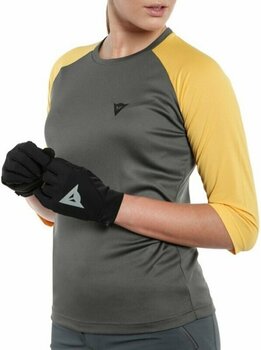 Fietsshirt Dainese HG Bondi 3/4 Womens Jersey Dark Gray/Yellow XS - 4