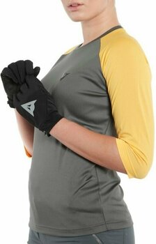 Jersey/T-Shirt Dainese HG Bondi 3/4 Womens Jersey Dark Gray/Yellow XS - 5