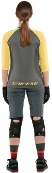 Fietsshirt Dainese HG Bondi 3/4 Womens Jersey Dark Gray/Yellow XS - 6