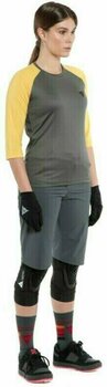 Jersey/T-Shirt Dainese HG Bondi 3/4 Womens Dark Gray/Yellow XS - 9
