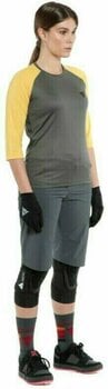 Fietsshirt Dainese HG Bondi 3/4 Womens Jersey Dark Gray/Yellow M - 9