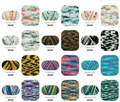 Fios para tricotar Schachenmayr Bravo Color 02129 Australia Fios para tricotar - 3