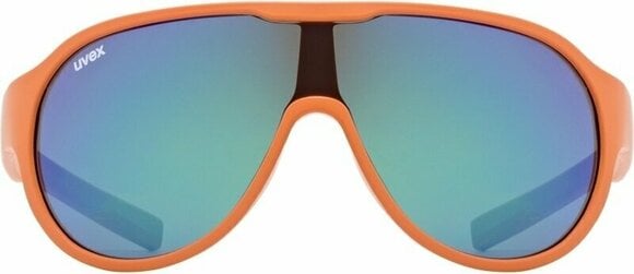 Cyklistické brýle UVEX Sportstyle 512 Orange Mat/Green Mirrored Cyklistické brýle - 2