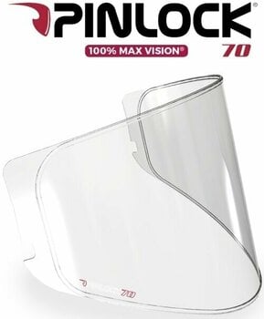 Dodatna oprema za čelade LS2 70 Max Vision FF399/FF900 DKS203 Pinlock folija proti rosenju Clear - 2