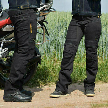 Motorcycle Jeans Trilobite 661 Parado Ladies Black 26 Motorcycle Jeans - 7