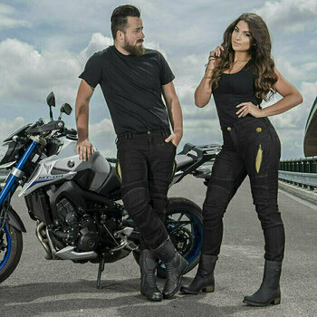 Motorcycle Jeans Trilobite 661 Parado Slim Black 44 Motorcycle Jeans - 7
