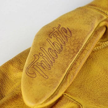 Motorcycle Gloves Trilobite 1941 Faster Gloves Yellow S Motorcycle Gloves - 5