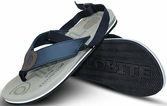 Moto odjeća za slobodno vrijeme Trilobite 1922 Afterride Flip Flops Blue 46 Papuče - 2